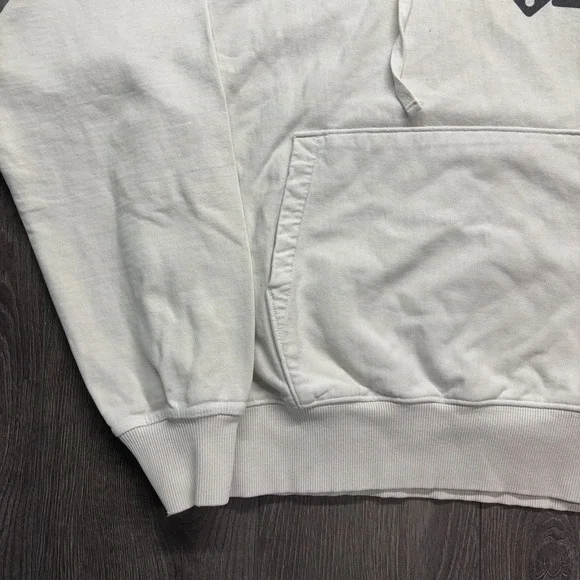 Stussy Dice Logo Pigment Dyed Hoodie White Medium Heavy Cotton Skate - Picture 4 of 9